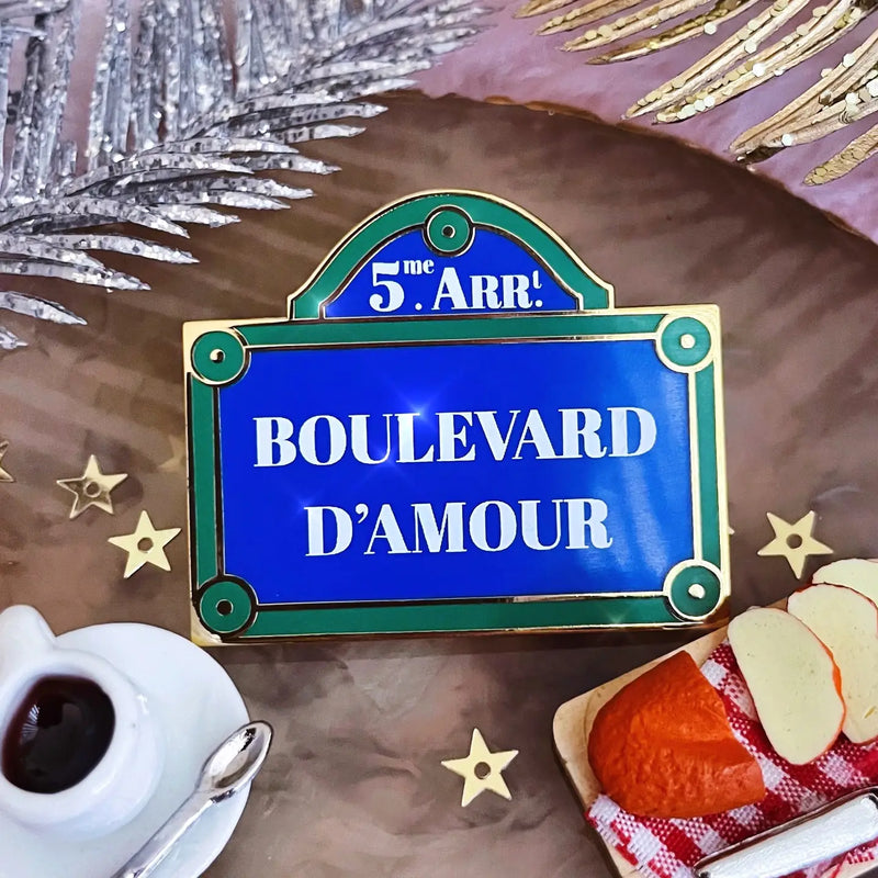 Pin's Plaque Boulevard d'Amour