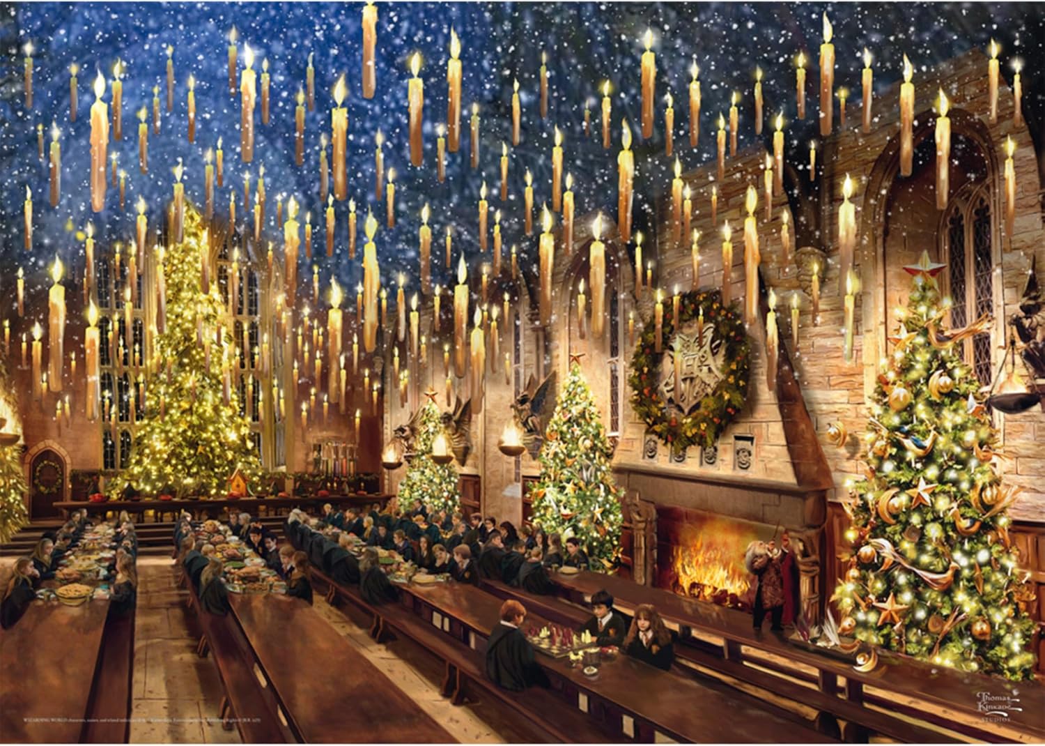 Puzzle Harry Potter Thomas Kinkade – La Grande Salle de Poudlard – 1000 pièces