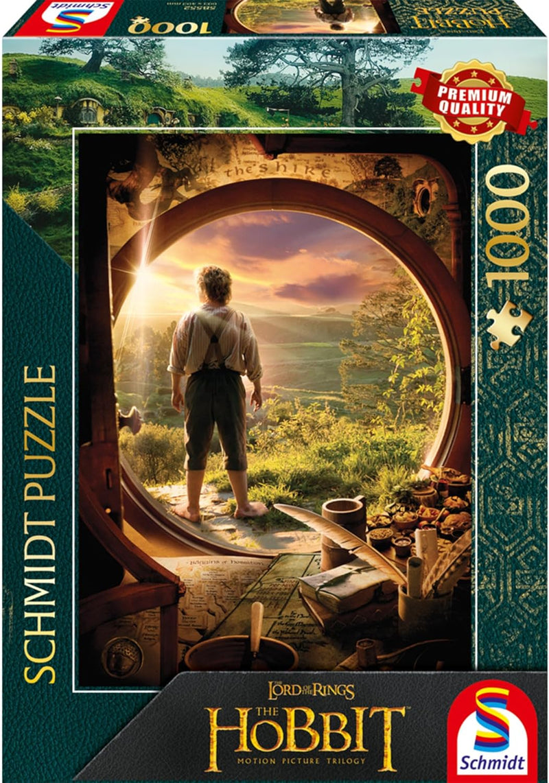 Puzzle Schmidt 1000 pièces – The Hobbit – Bilbo devant la Comté