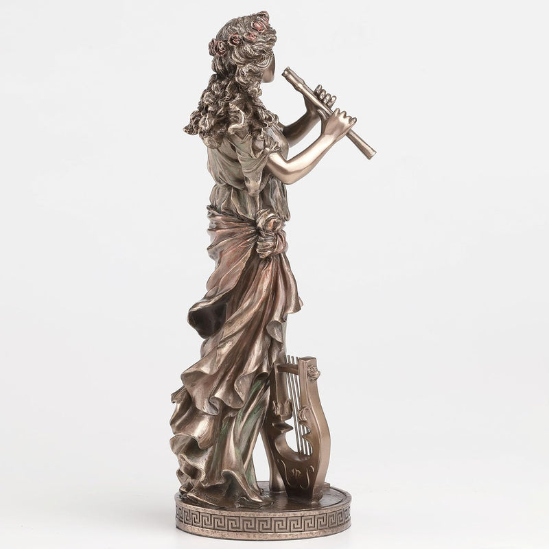 Statue Euterpe – Muse grecque de la musique - Veronese Design