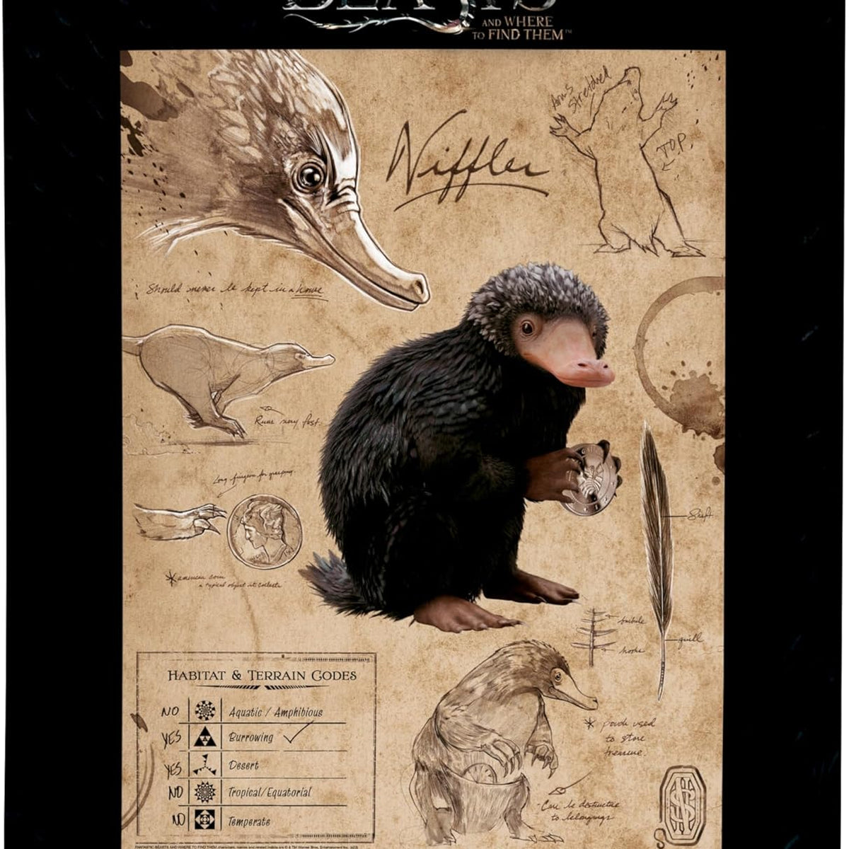 Puzzle Les Animaux Fantastiques – Niffleur – 500 pièces