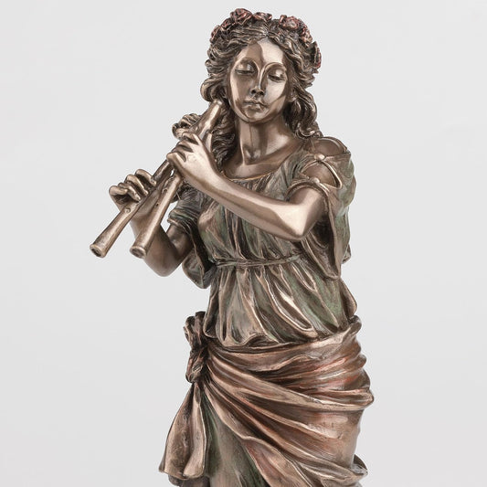 Statue Euterpe – Muse grecque de la musique - Veronese Design