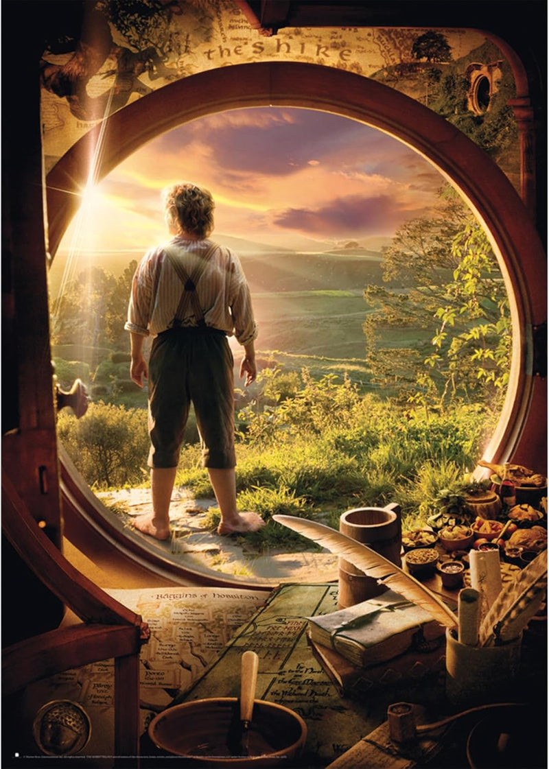 Puzzle Schmidt 1000 pièces – The Hobbit – Bilbo devant la Comté
