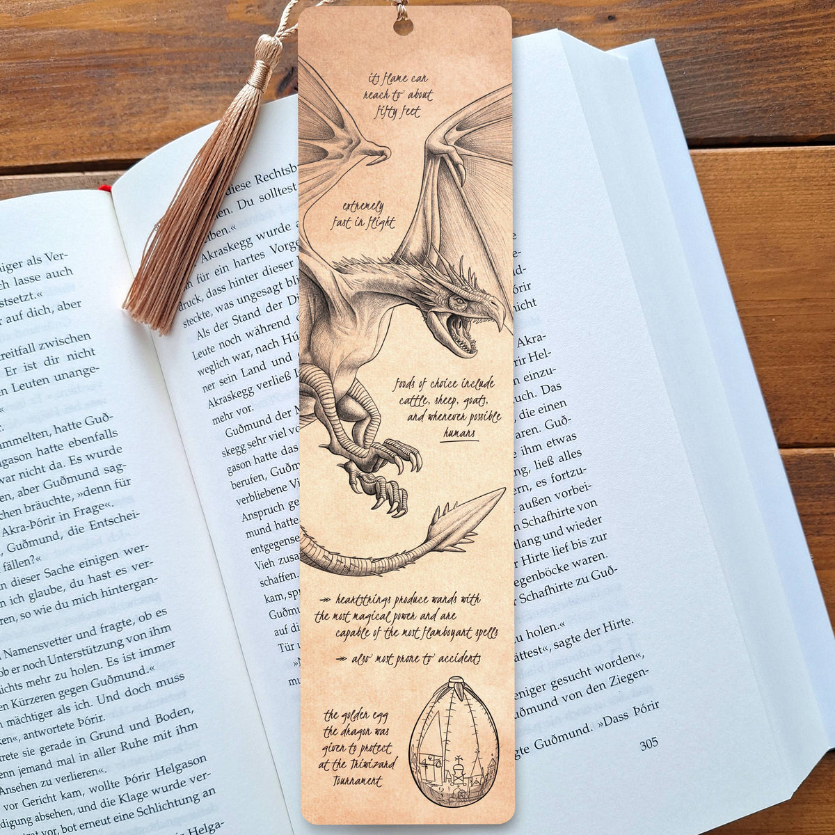 Marque-page recto‑verso « Créatures fantastiques 1 »