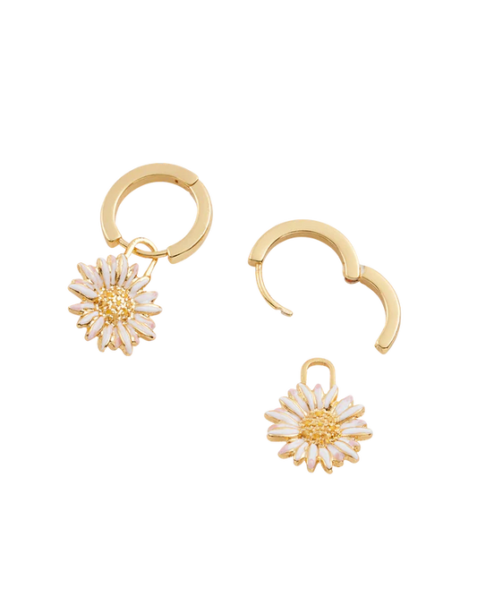 Boucles d’oreilles marguerite Fable England – Plaqué or