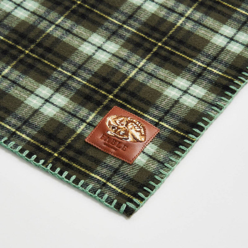 Écharpe à capuche tartan vert – Fable England