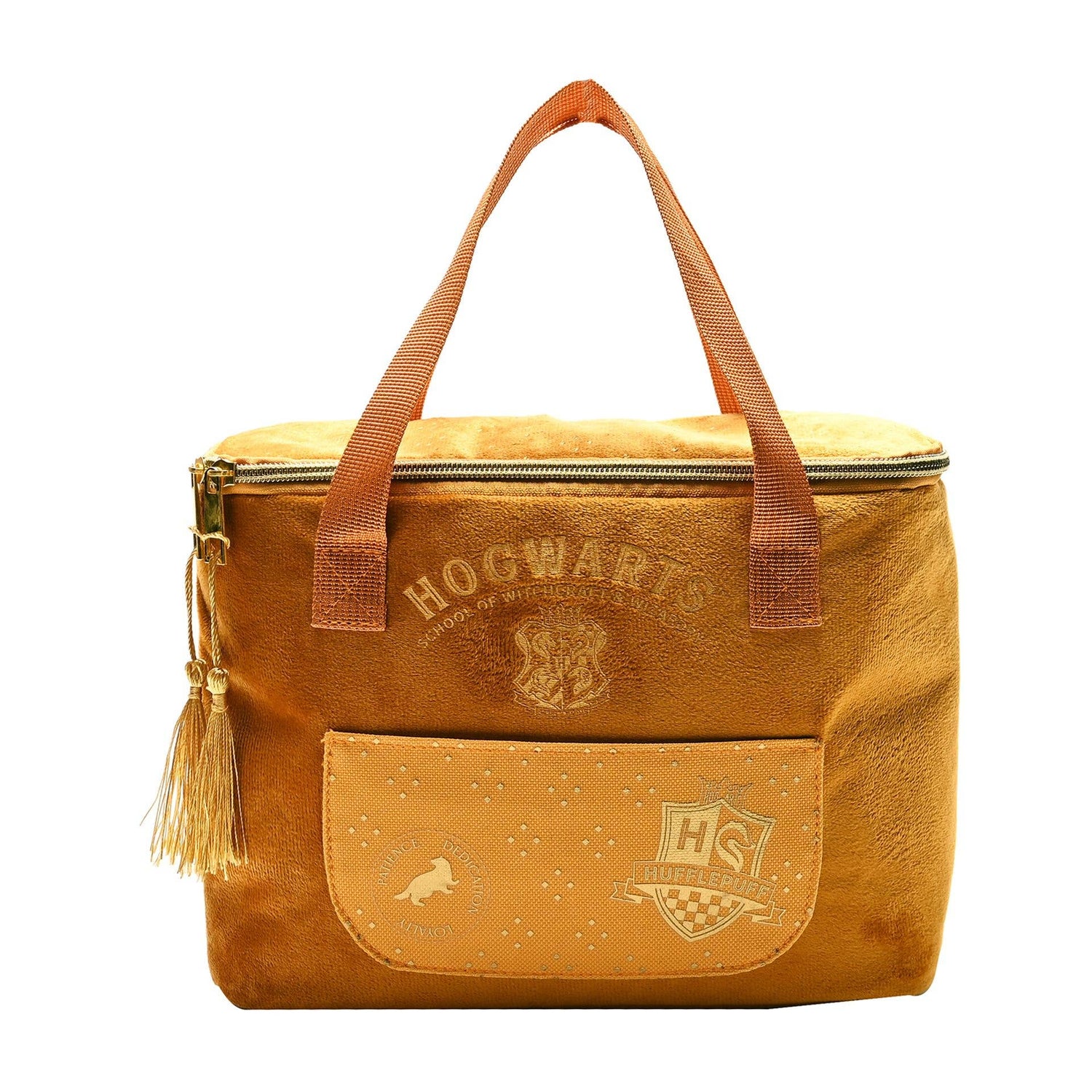 Sac à lunch Poufsouffle – Velours jaune