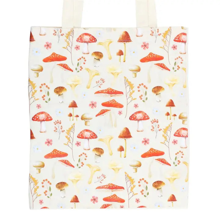 Tote bag champignons – Motifs forestiers
