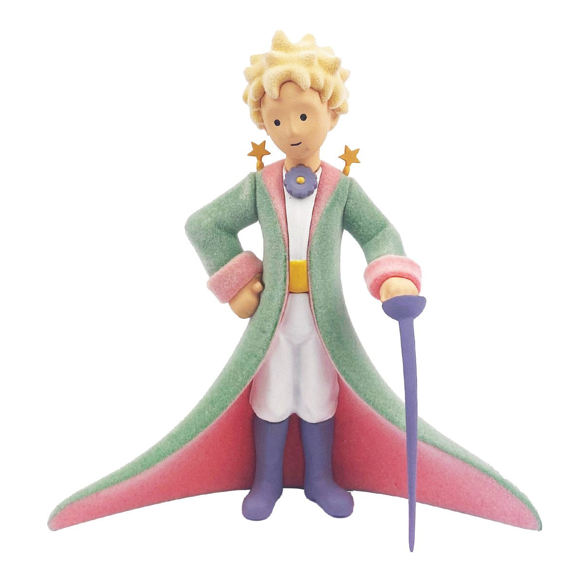 Figurine Le Petit Prince floquée - touché effet velours