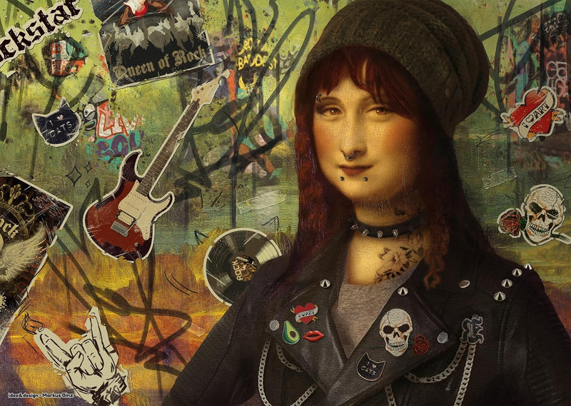 Puzzle Schmidt 1000 pièces – Mona Lisa version rock Art & Fun