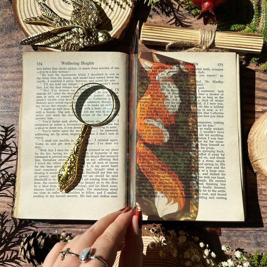 Marque-page vitrail - Renard - Collection Sonnet & Fable