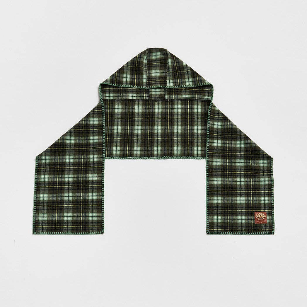 Écharpe à capuche tartan vert – Fable England