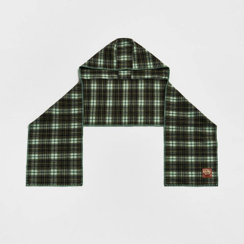 Écharpe à capuche tartan vert – Fable England