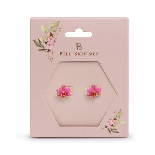 Clous d'oreilles Orchidée - Bill Skinner