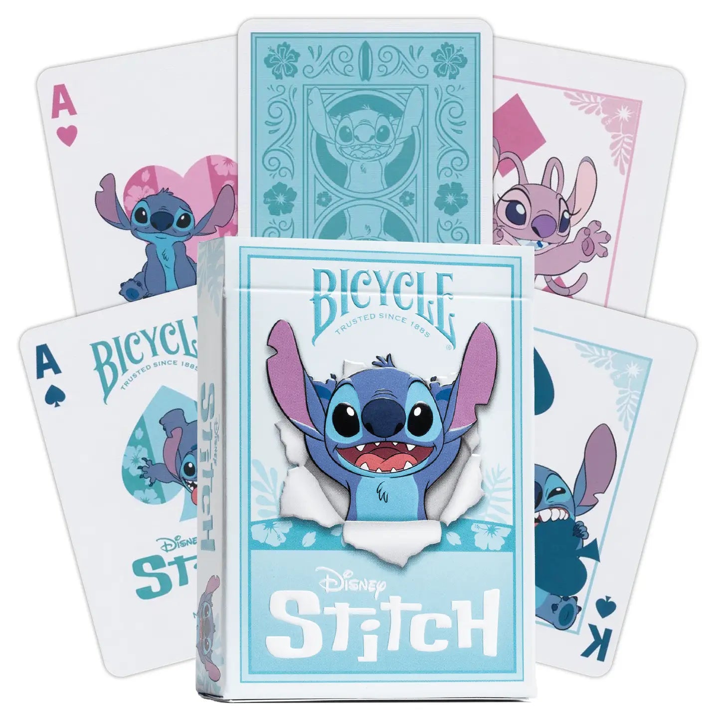 Jeu de cartes Bicycle – Disney Stitch – Design Ohana