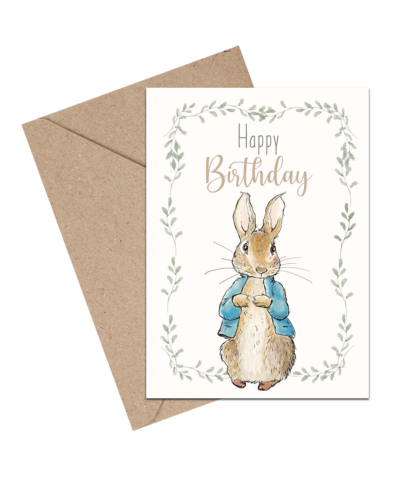 Carte d’anniversaire Pierre Lapin (Peter Rabbit)