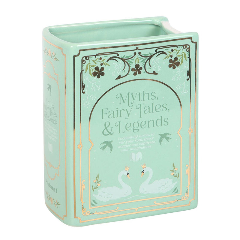 Vase Livre Vert « Myths, Fairy Tales & Legends » en Céramique – Collection The Book Club