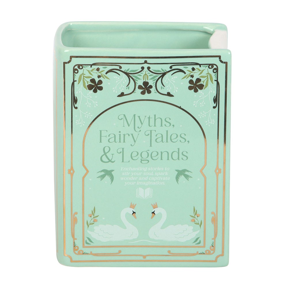 Vase Livre Vert « Myths, Fairy Tales & Legends » en Céramique – Collection The Book Club