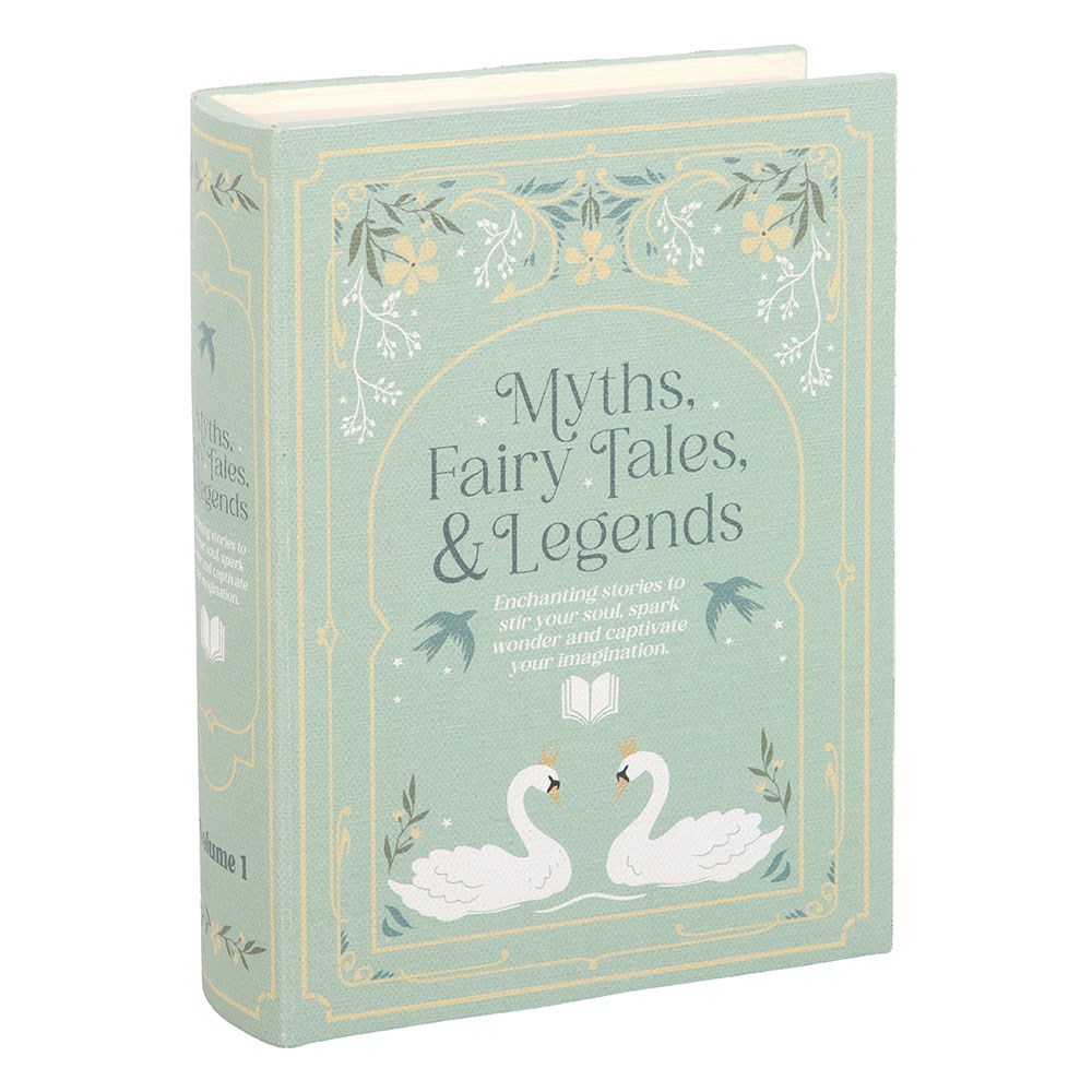 Boîte de Rangement Livre Vintage Vert Pastel – Collection The Book Club