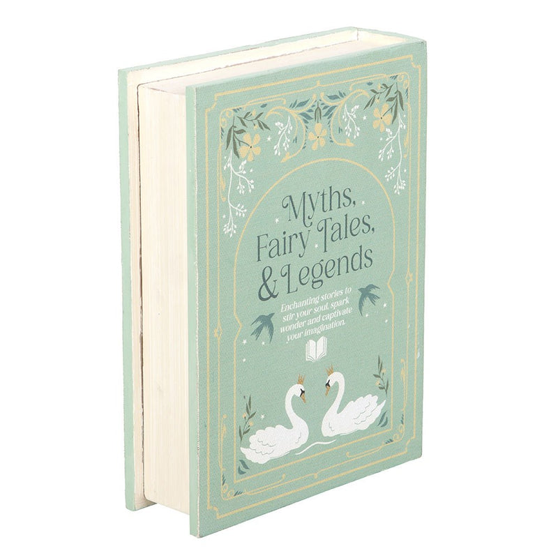 Boîte de Rangement Livre Vintage Vert Pastel – Collection The Book Club
