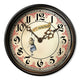 Plateau Horloge Alice au Pays des Merveilles – Métal rond 30 cm