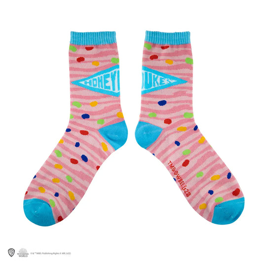 Chaussettes Harry Potter Honeydukes et Bertie Bott’s – Lot de 3 paires – Taille 35 à 45