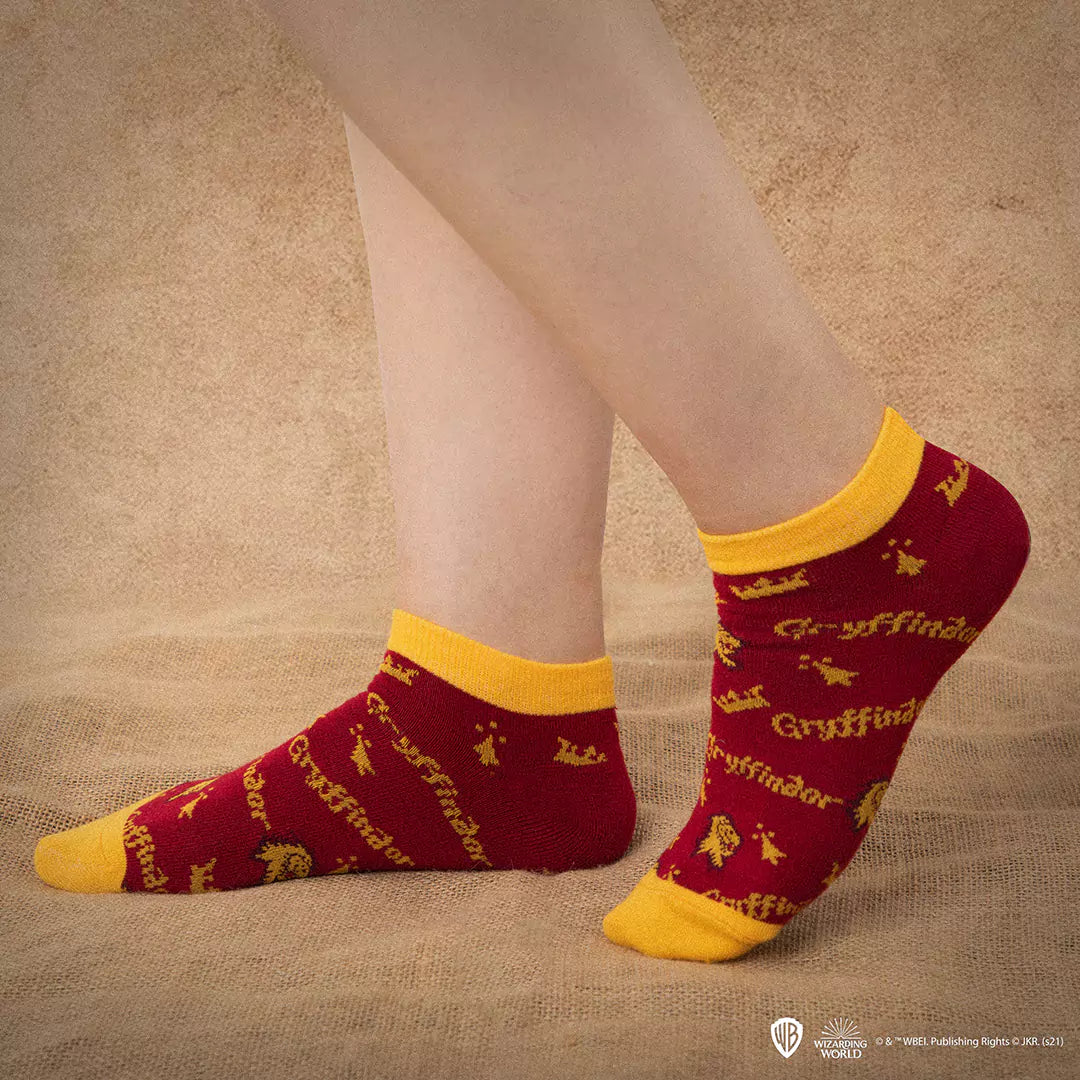 Chaussettes Harry Potter – Lot de 3 paires Gryffondor – Taille 35/45