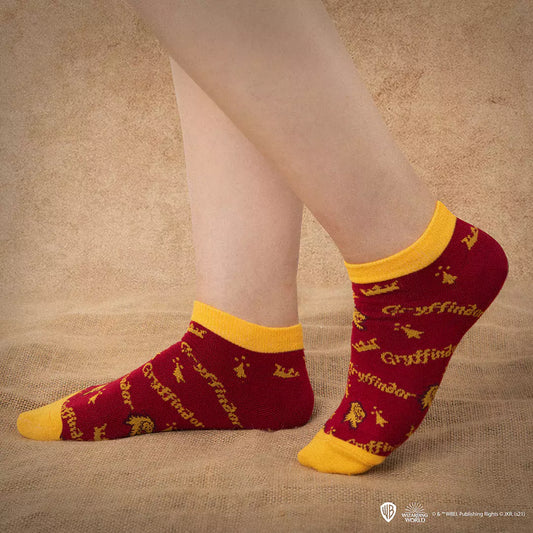 Chaussettes Harry Potter – Lot de 3 paires Gryffondor – Taille 35/45