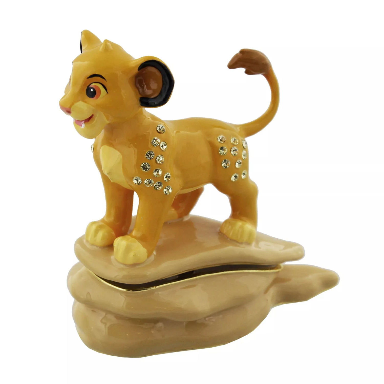 Boîte à bijoux Simba – Le Roi Lion – Émaillée avec strass