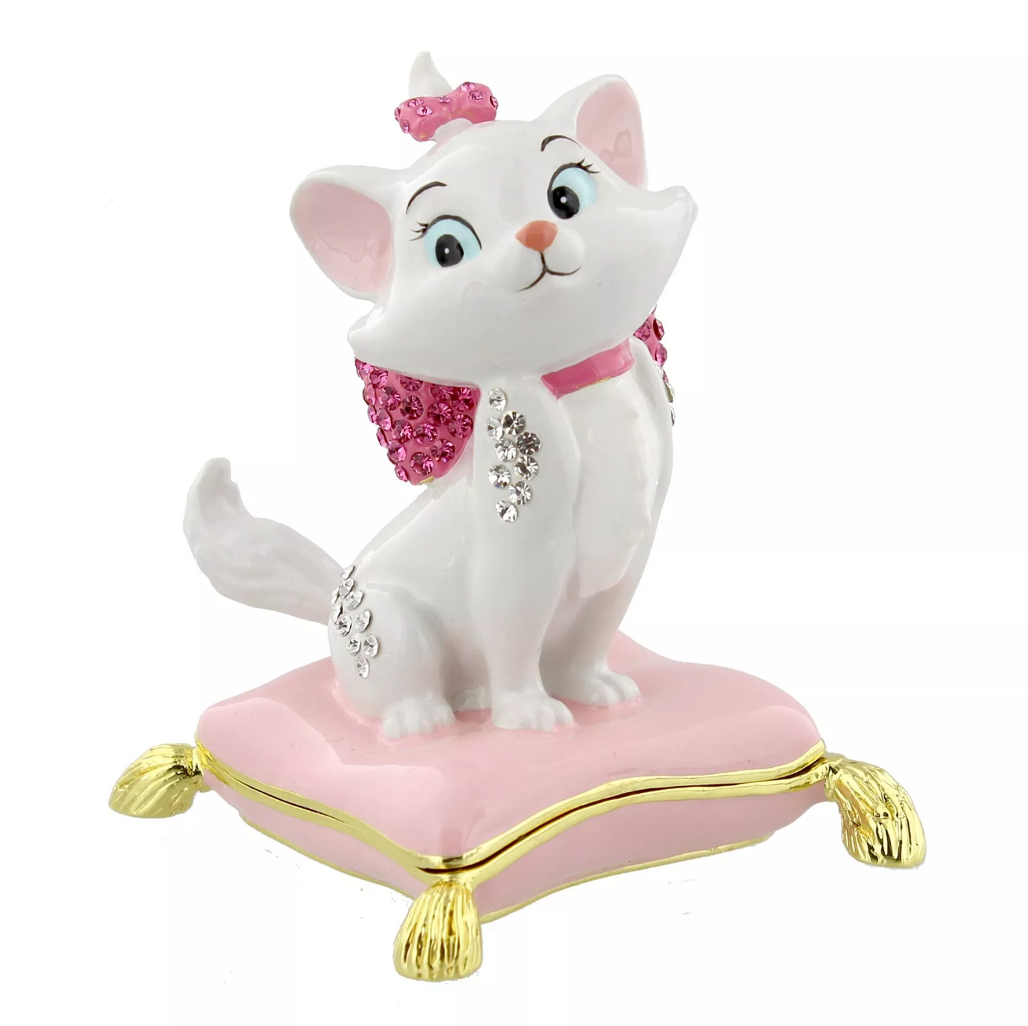Boîte à bijoux Marie – Les Aristochats – Émaillée avec strass