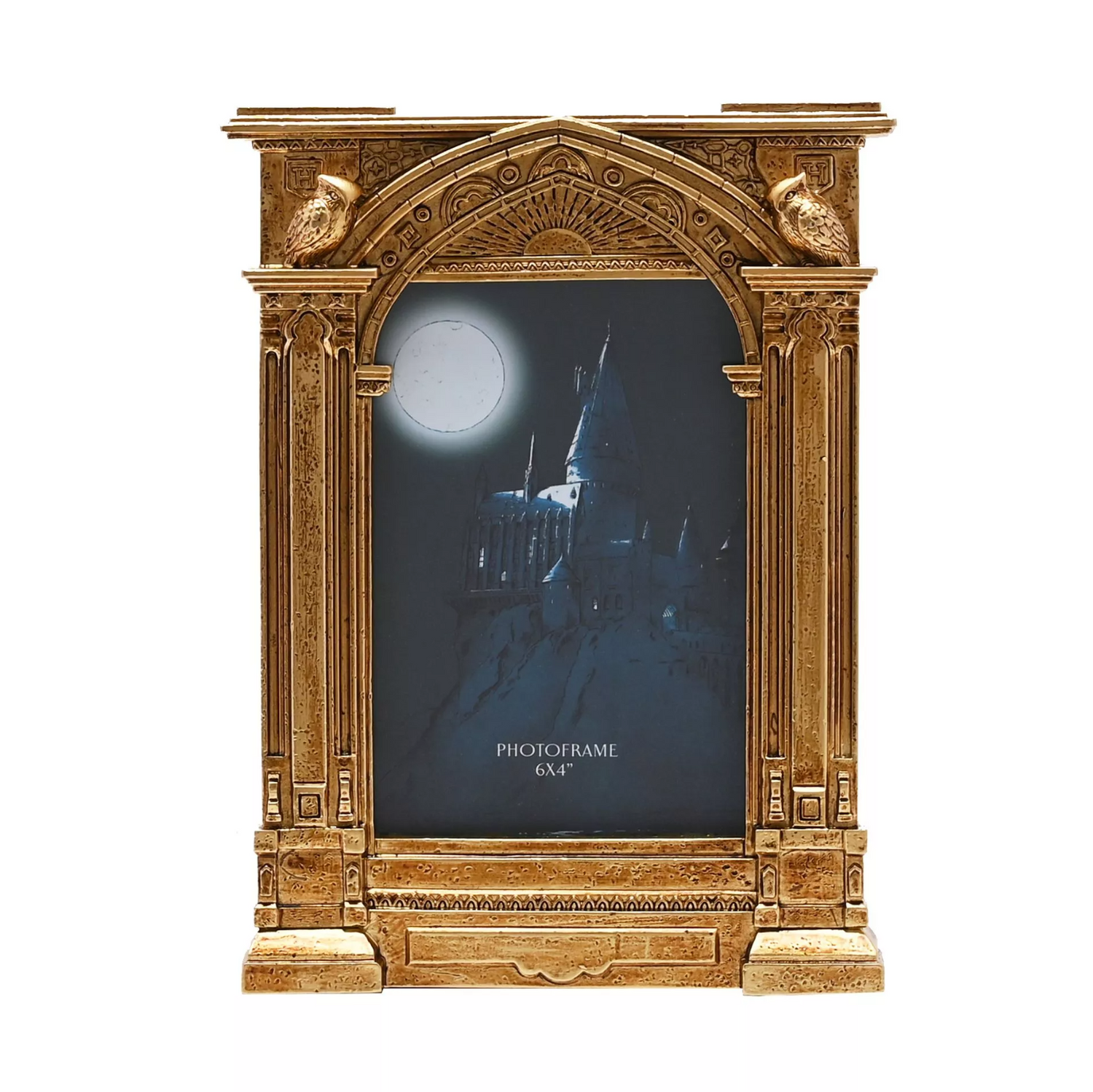 Cadre photo Harry Potter doré – Style Poudlard