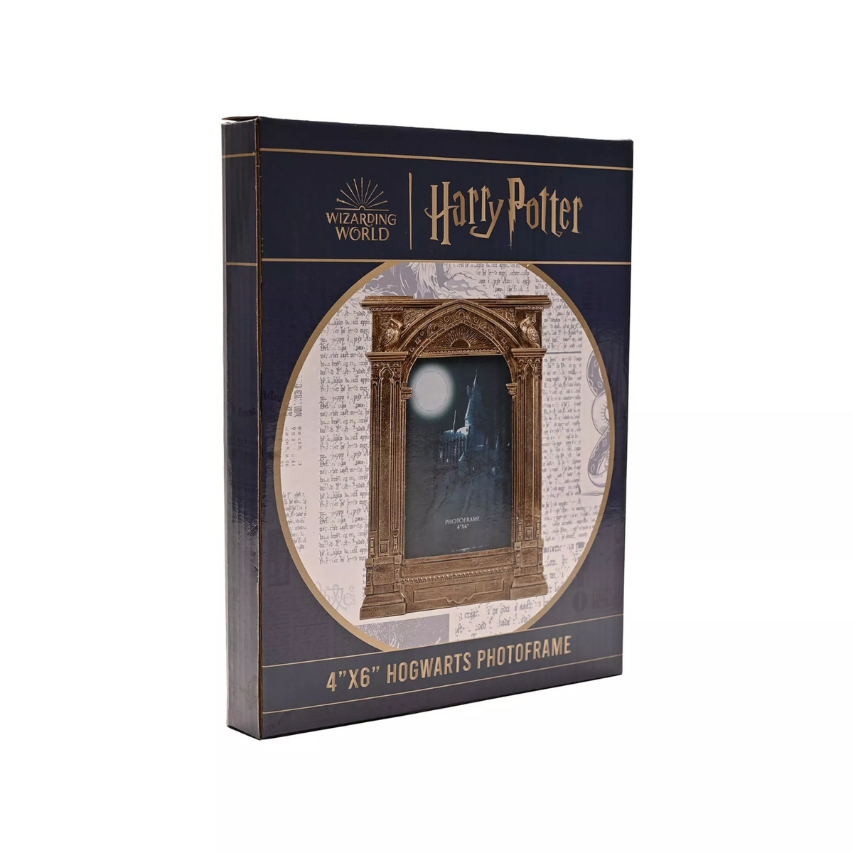 Cadre photo Harry Potter doré – Style Poudlard