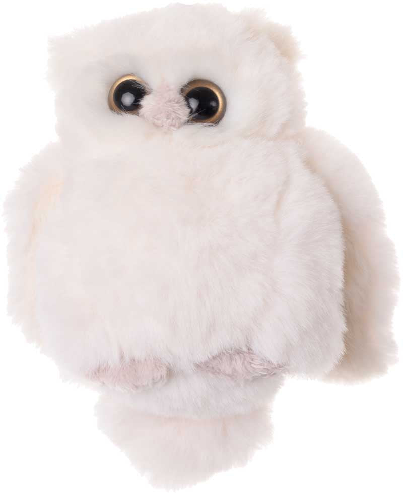 BUKOWSKI-Porte-clef ou bijou de sac Chouette blanche