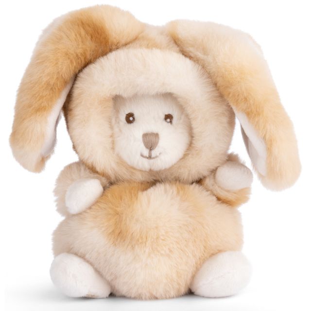 Peluche Bukowski Ziggy - Ours déguisé en Lapin BEIGE - 15 cm.