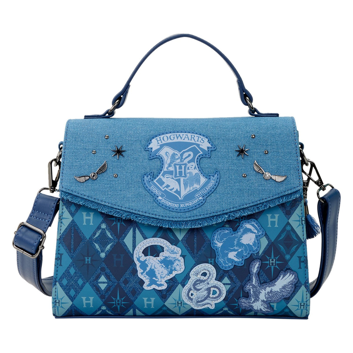 Sac bandoulière Harry Potter – Poudlard Denim – Loungefly