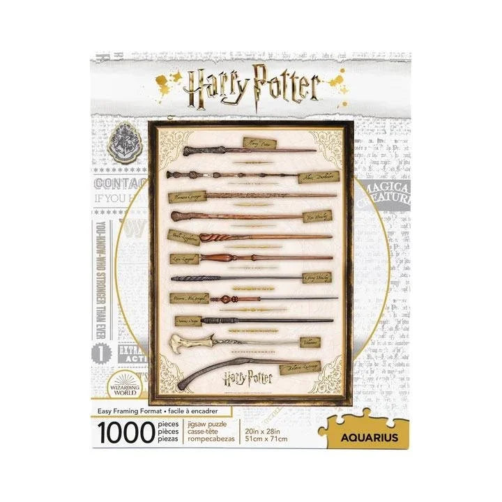 Puzzle Harry Potter – Baguettes magiques des sorciers – 1000 pièces