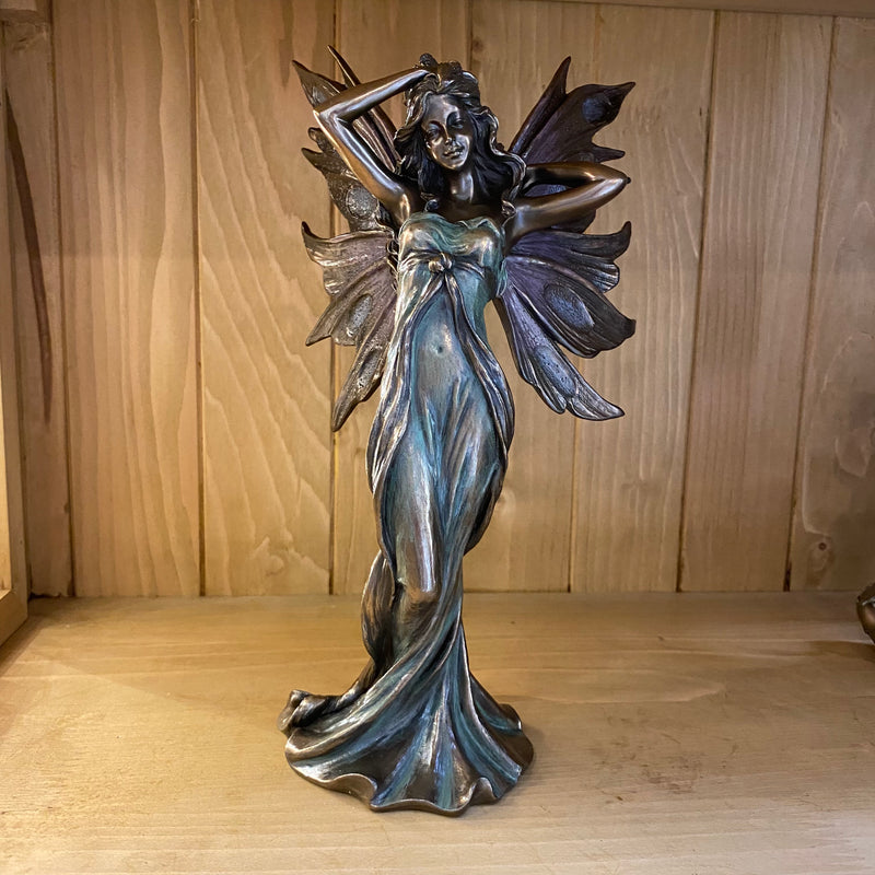 Statuette Fée Élégante – Effet bronze – Veronese Design