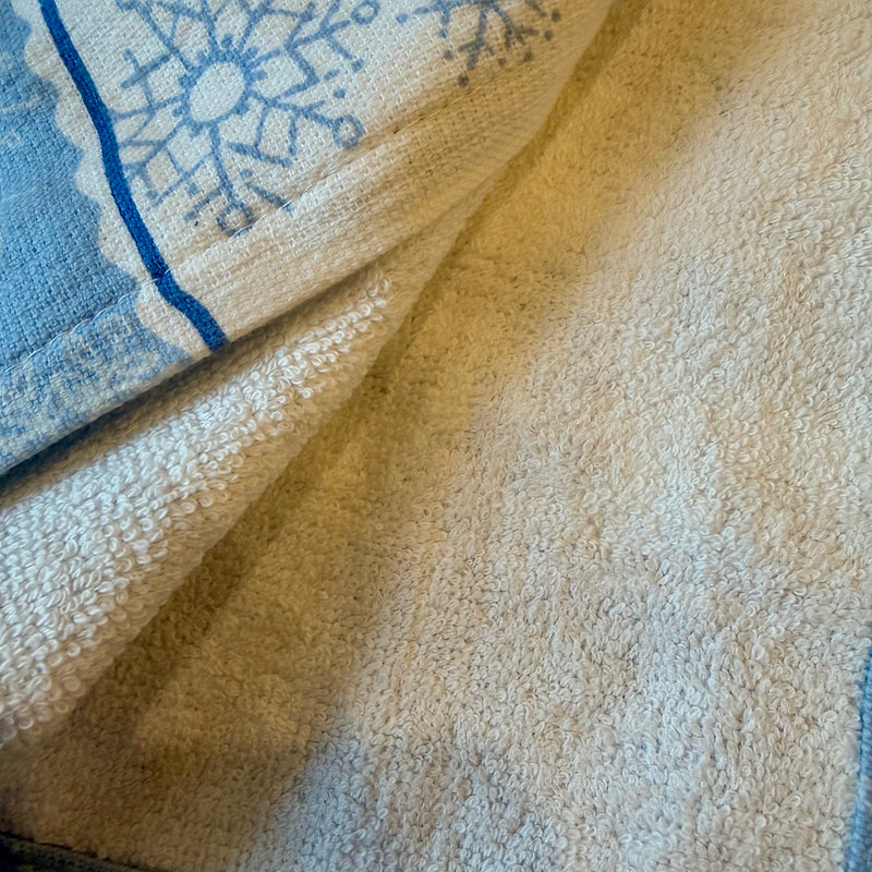 Essuie-éponge torchon LAPIN de l'Hiver – 100 % coton