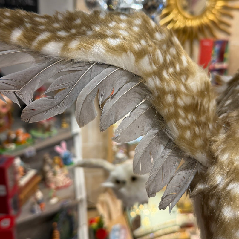 Chouette décorative à suspendre – Ailes déployées 58 cm