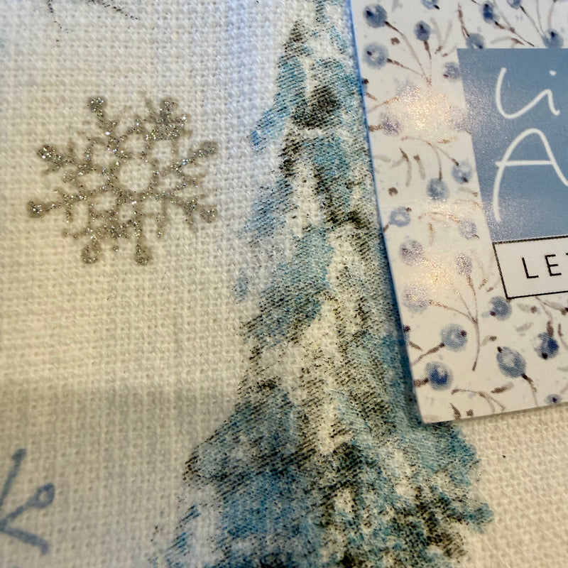 Essuie-éponge torchon Animaux de l'Hiver – 100 % coton