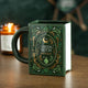 Tasse Livre « Green Witch – Book of Spells » – Mug Grimoire en Céramique Vert Mystique