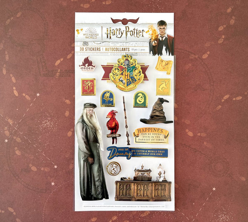 Stickers Harry Potter sur le theme de Dumbledore
