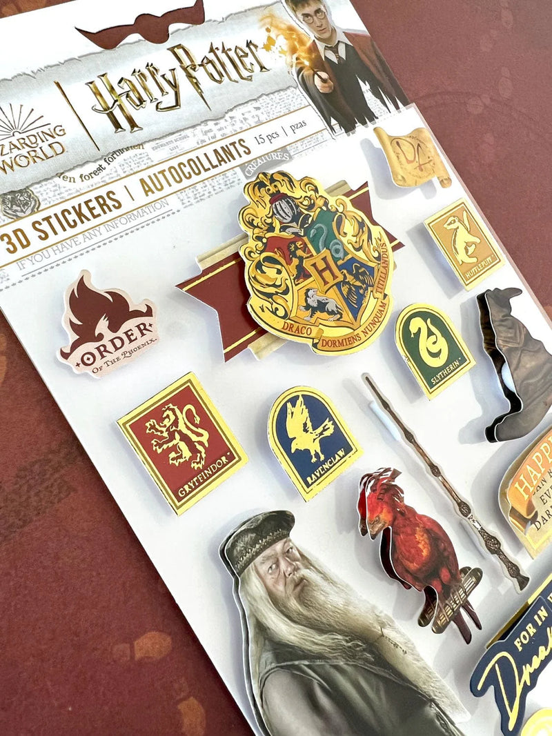 HARRY POTTER-Stickers sur le thème de Dumbledore en 3D