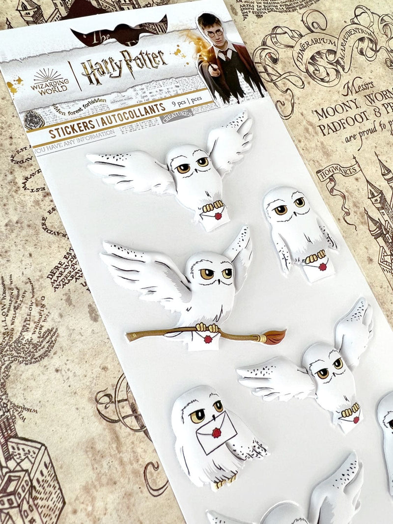 HARRY POTTER- Stickers Hedwig en 3D