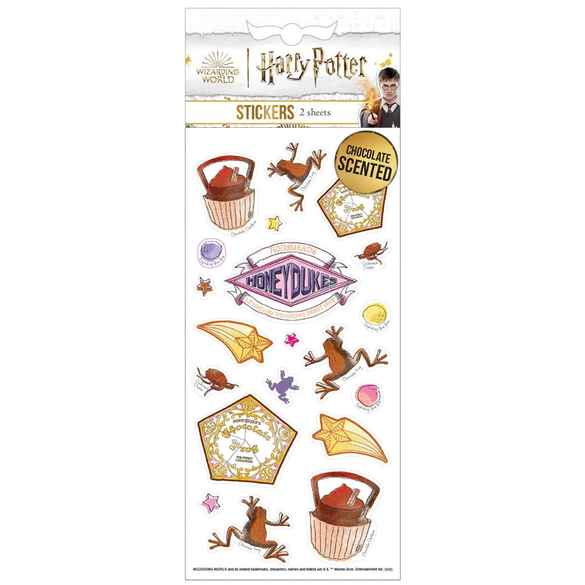 HARRY POTTER-Stickers Honeyducks et chocogrenouilles