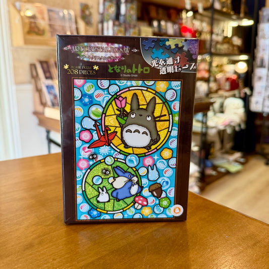 Puzzle vitrail transparent Totoro – 208 pièces