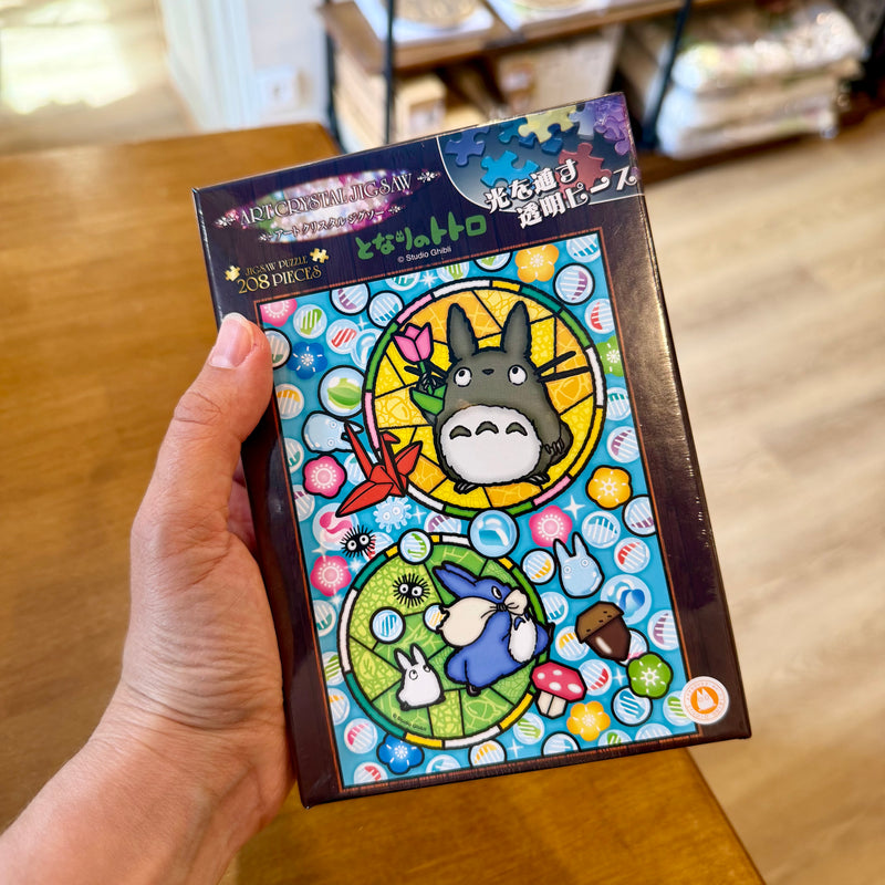 Puzzle vitrail transparent Totoro – 208 pièces