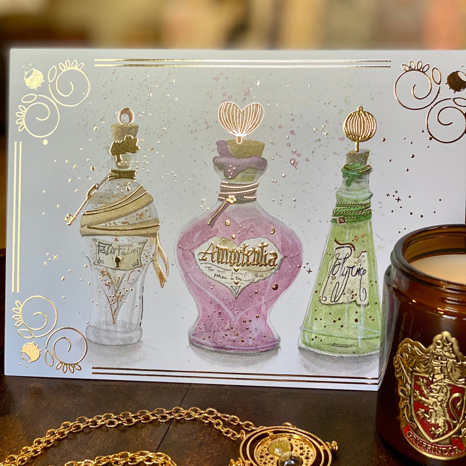 Illustration A5 Trois potions magiques – Univers des sorciers