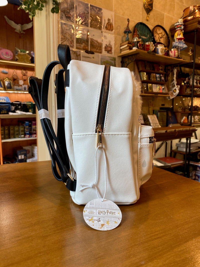 Mini sac à dos Harry Potter – Hedwige – Yeux brodés et effet peluche