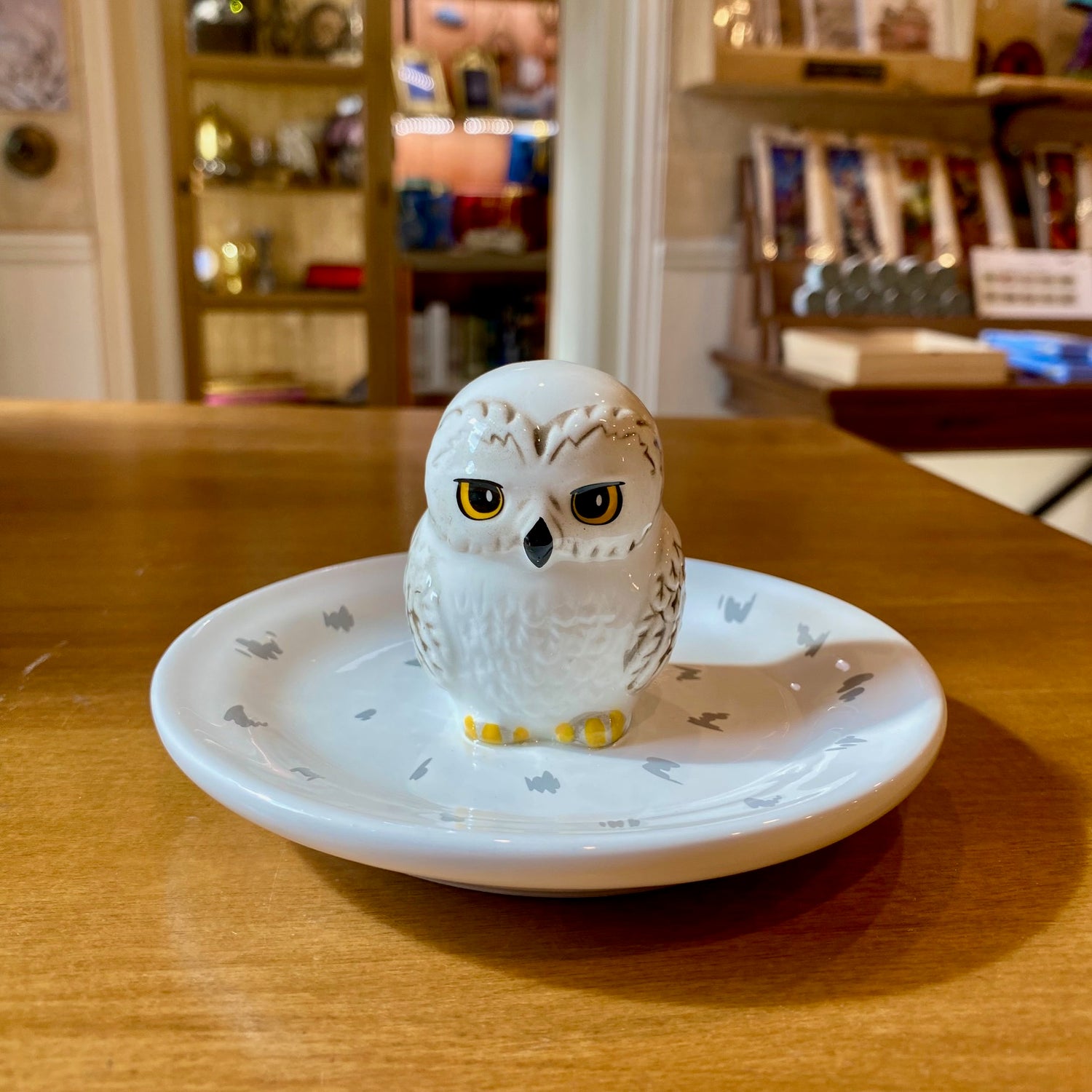 Porte-bijoux Harry Potter – Hedwige sur son plateau